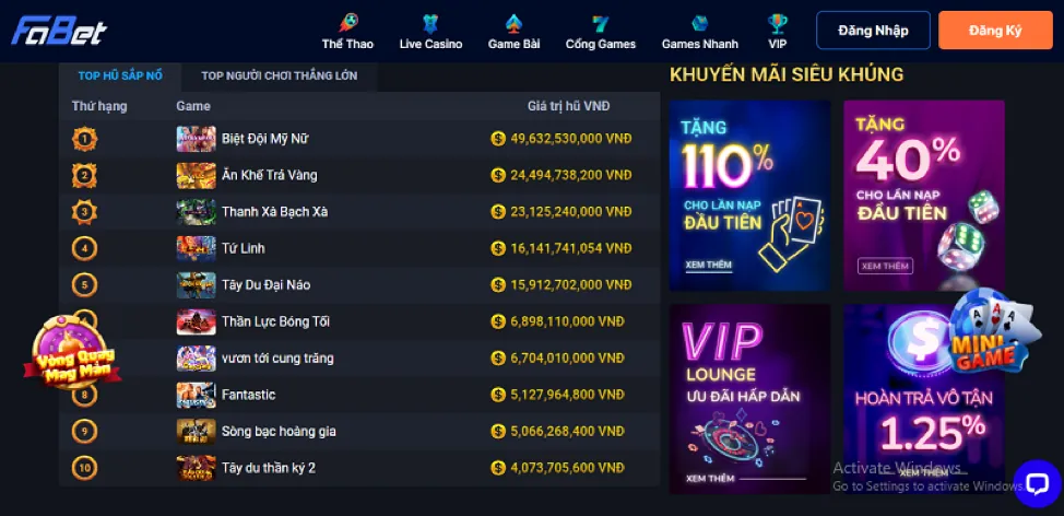 Các phương thức nạp tiền tại i9bet121 win